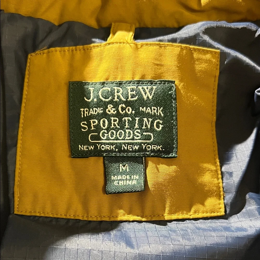J. Crew Men's Quilted Puffer Jacket — Tan Caramel — Medium - Picture 2 of 8